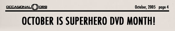 October is Superhero DVD Month!