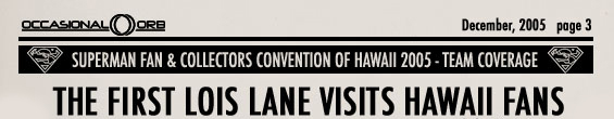 The First Lois Lane Visits Hawaii Fans