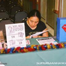 The welcome booth at the 2005 SupermanHawaii.com event. 