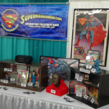 The Superman collectibles on display at the 2018 Hawaii All-Collectors Show