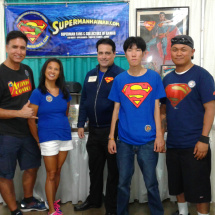 Members of Superman Fans and Collectors of Hawaii at the 2018 Hawaii All-Collectors Show booth